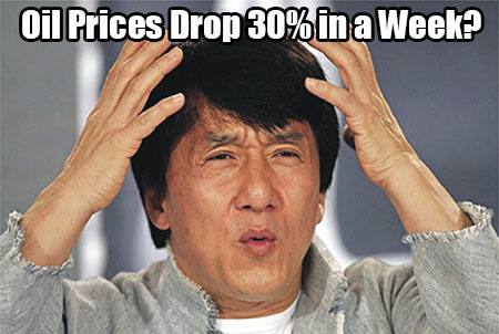 Oil Prices Drop 30% in a Week?