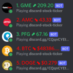 What is discord-stock-ticker?